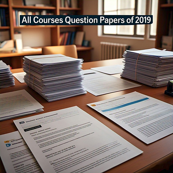 All Courses Question Papers of 2019